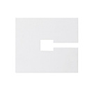 ONE-TRACK 1-phase ceiling cover white - Railverlichting