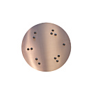LUXURY RING PLAFONDBAK voor 3 ringen messing - Accessoires