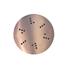LUXURY RING PLAFONDBAK voor 6 ringen messing - Accessoires