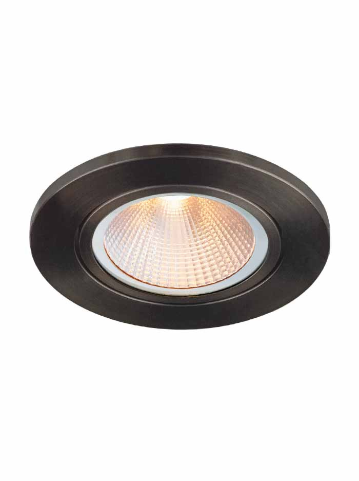 Discus 50 inbouwarmatuur gun metal zwart