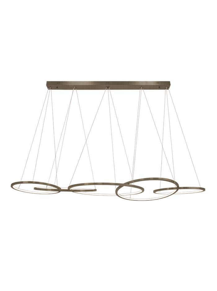 Luxury bronze hanging lamp