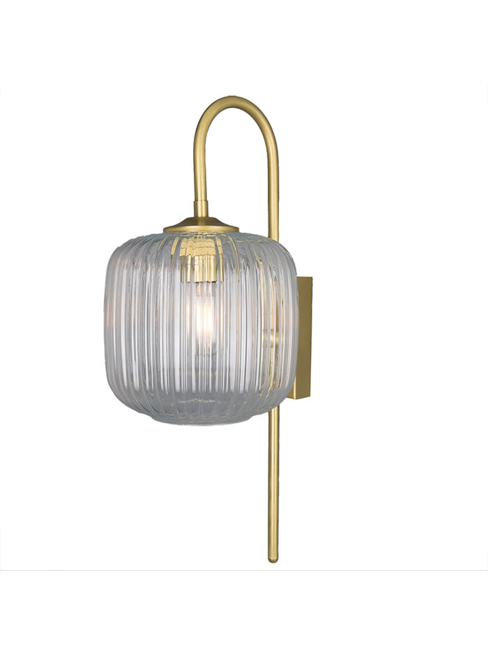 Astoria wandlamp E27 gepolijst messing