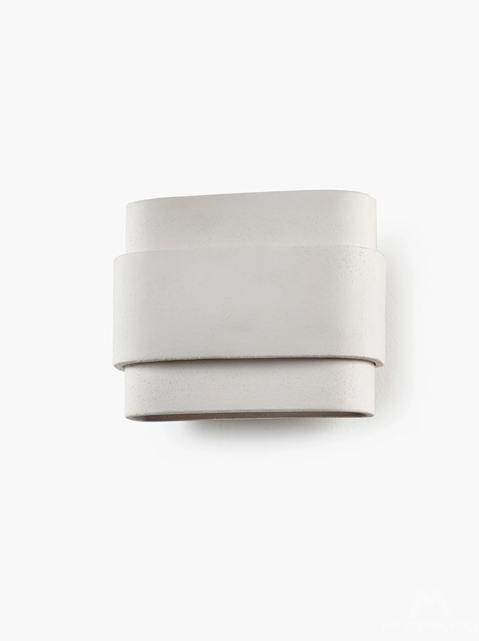 KARMINA Wandlamp LS keramiek E14 max 5W beige - Wandlampen