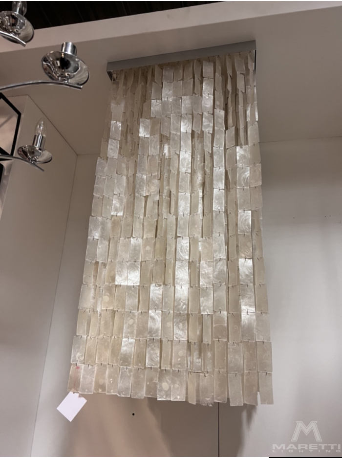 Perla square hanging lamp 9x E14