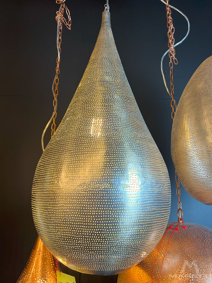 Dubai hanglamp h:80cm d:30cm E27 koper