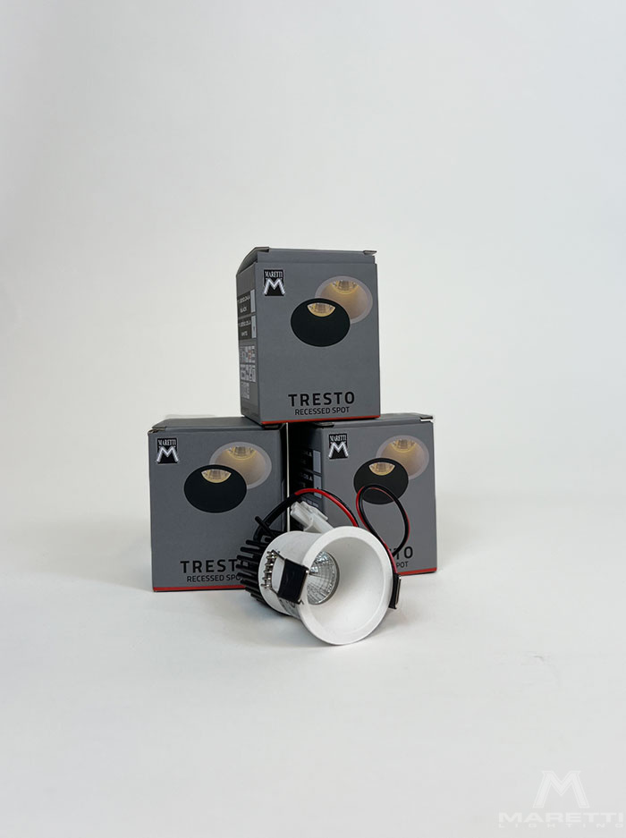 Tresto inbouwarmatuur wit