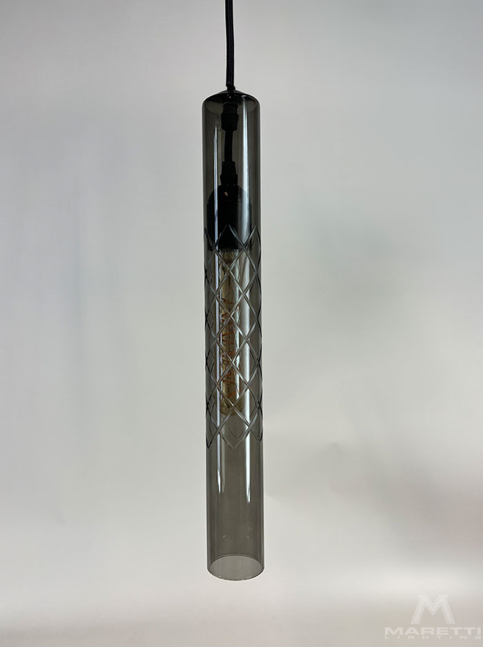 Icon 1-light smoke hanging lamp