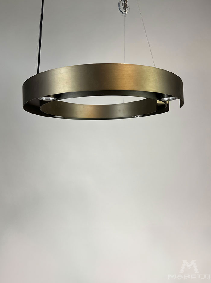 Astor hanglamp d:60cm brons ontworpen door Brands-concept