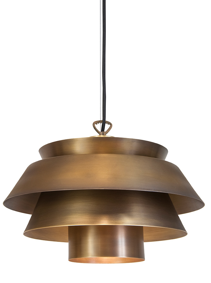 VOID hanglamp E27 brons ontworpen door Peter Kos