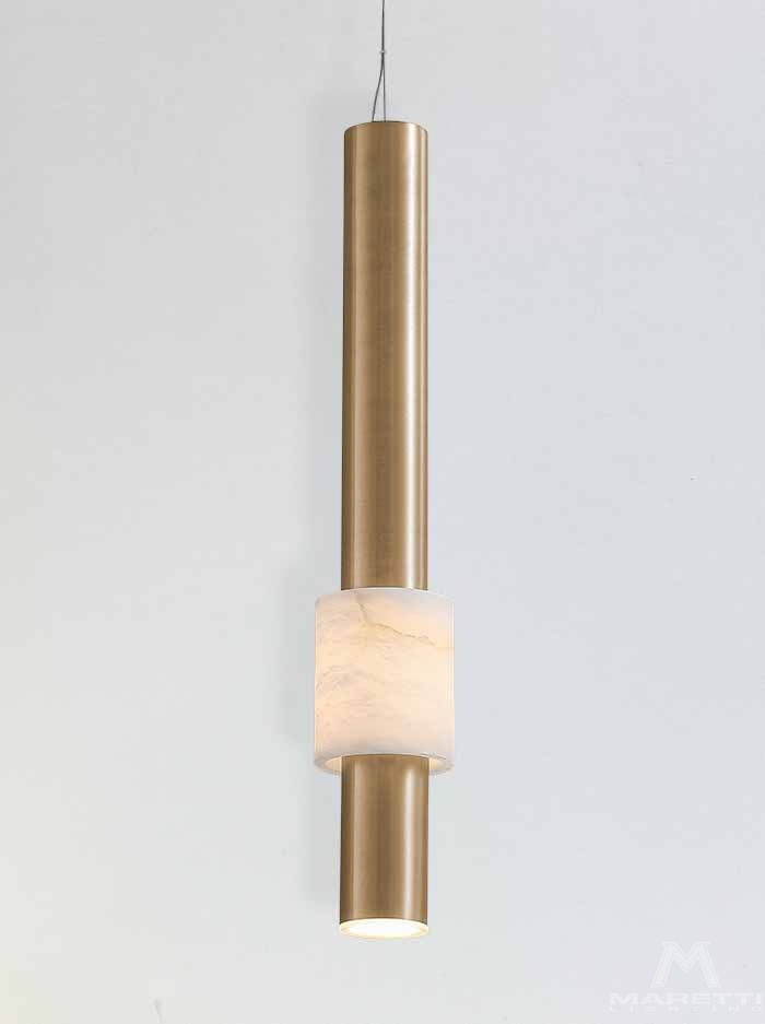 Verla hanging lamp 7.2W+5W 2700K bronze d:10cm dimmable