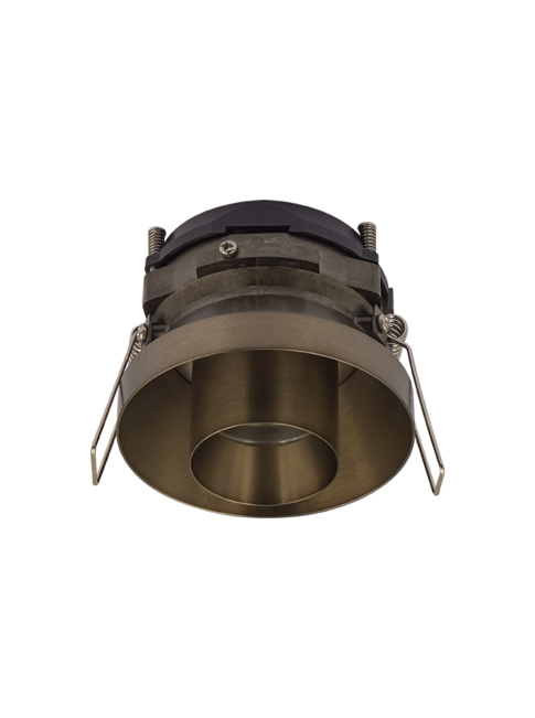 Elba flex 35 built-in bronze spotlight designed by Eric Kuster