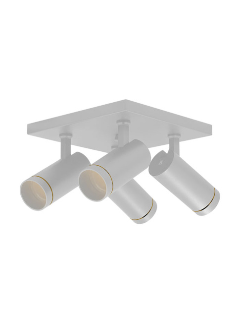 Scope 50 opbouwspot 4-lichts wit ontworpen door Mariska Jagt - Opbouwspots