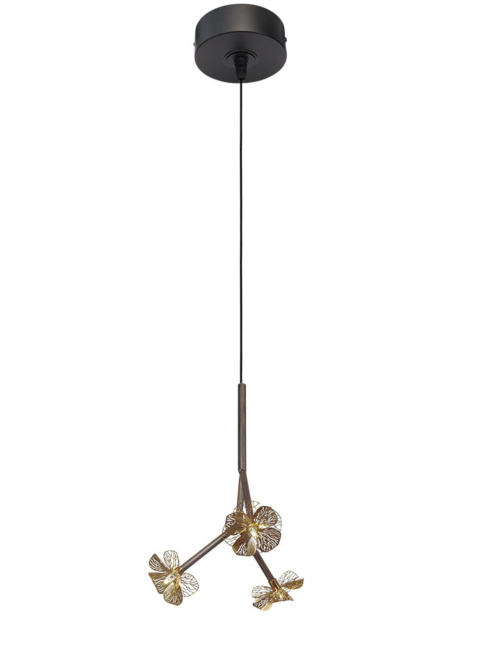 Hortense 3-L bronze hanging lamp designed by Annet van Egmond