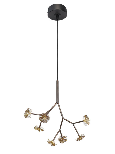 Hortense hanging lamp 7-L bronze designed by Annet van Egmond