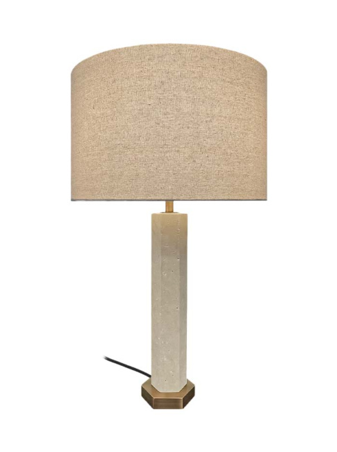 Andante table lamp E27 travertine