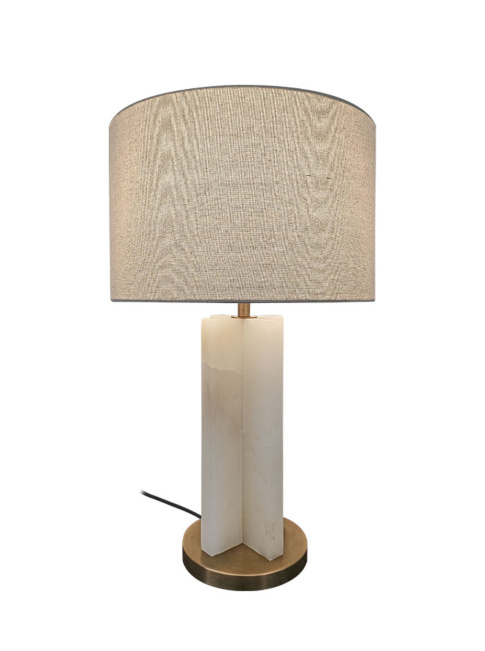 Moderato table lamp E27 alabaster
