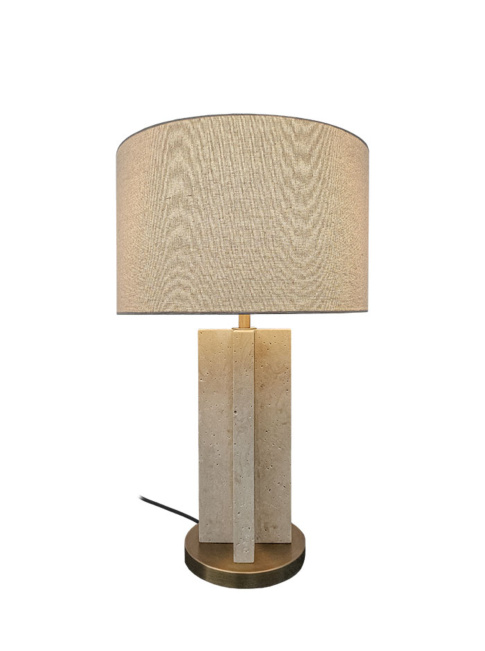 Adagio table lamp E27 travertine