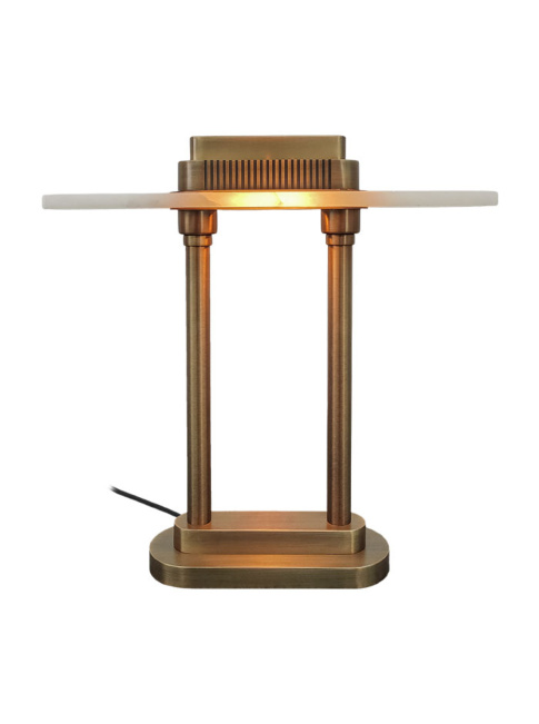 Termino table lamp E14 bronze with alabaster