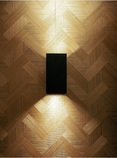 INLET wandlamp zwart/goud - Wandlampen