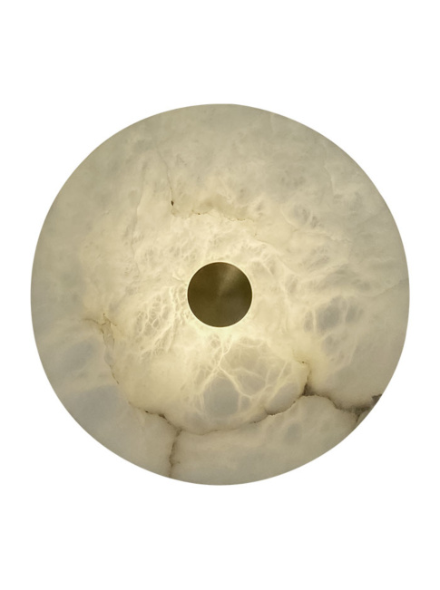 Gino wandlamp 12W 3000K messing dimbaar