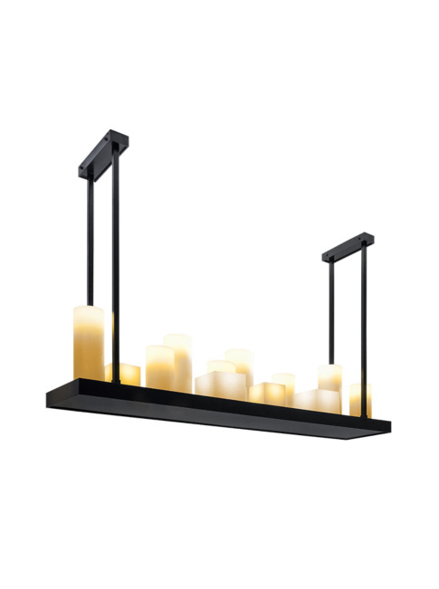 Candle plateau pendant lamp 12-light