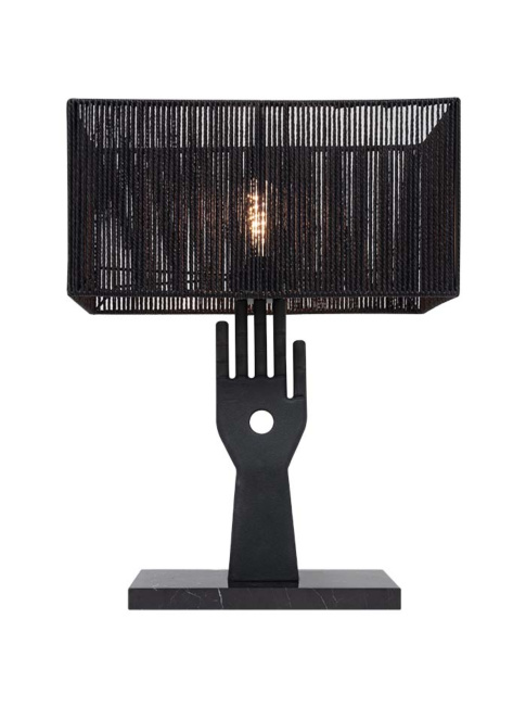 Nocturnals hand tafellamp E27 zwart ontworpen door Monique des Bouvrie