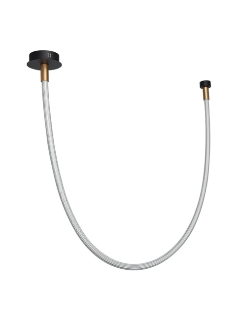 Rope hanging lamp 22W 2700K black/gold