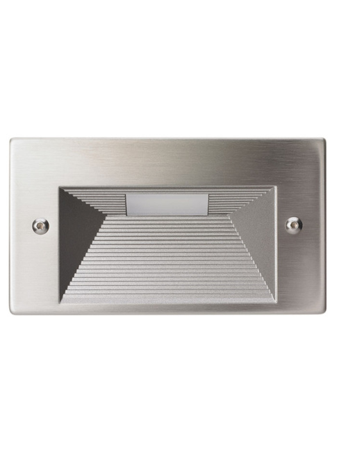 STRETTO LED horizontaal FRONT RVS - Wandlampen