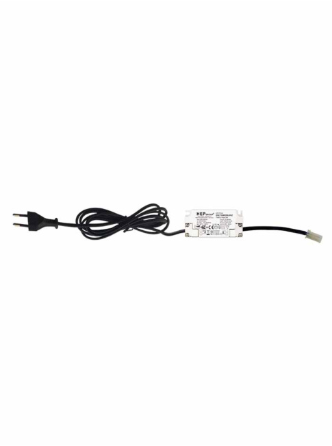 Driver phase on and off dimmable 350ma 4.6-9.1w 12-21VDC euro plug
