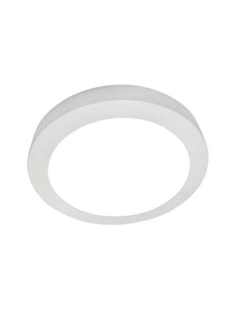 Tachion ceiling light with nood 18W round black