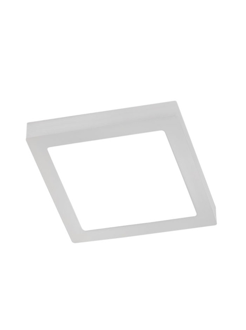 Tachion ceiling light with nood 18W square white