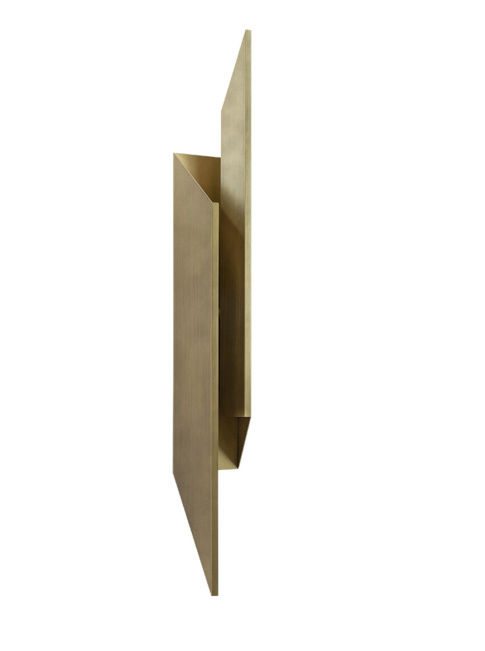 Spike gold wall lamp
