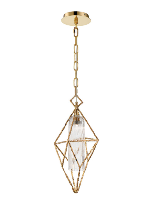 ICICLE hanging lamp S E27 1-light gold - Hanglampen