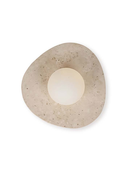 Nino wandlamp travertin