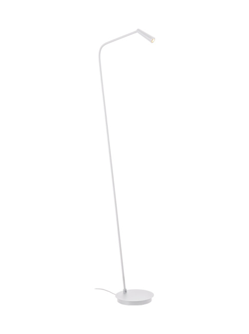 Stilo 1-light white floor lamp