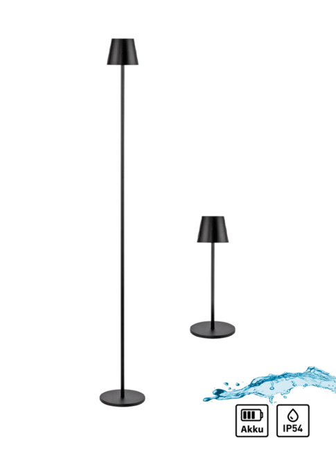 Bastone floor lamp USB 2.5W 3000K black IP54