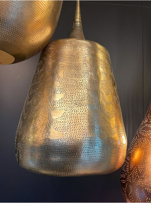 Dubai hanglamp h:60cm d:35cm E27 koper