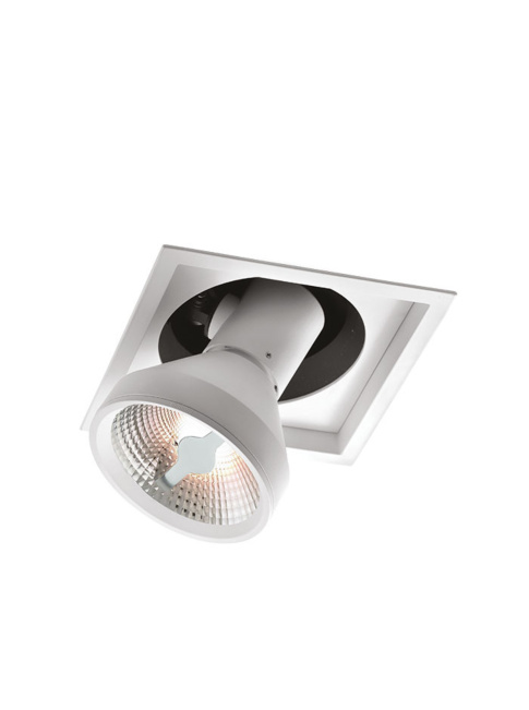 Slide 111 recessed luminaire white