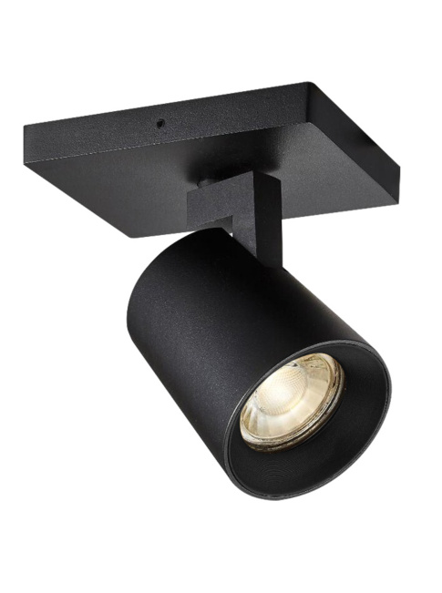 Epic 50 surface-mounted luminaire 1-light black