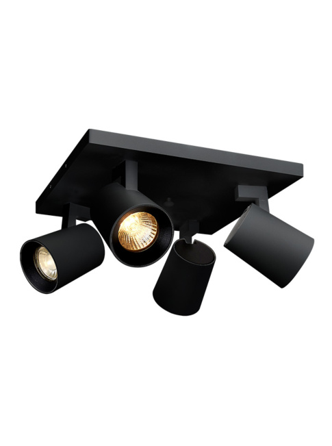 Epic 50 surface mounted luminaire 4-light black