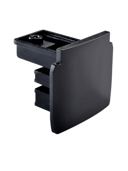 MAR-TRACK 3-phase end piece black - Railverlichting