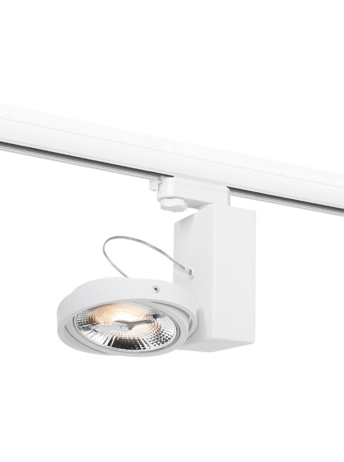 Chique 111 3-phase rail spotlight 1-light white