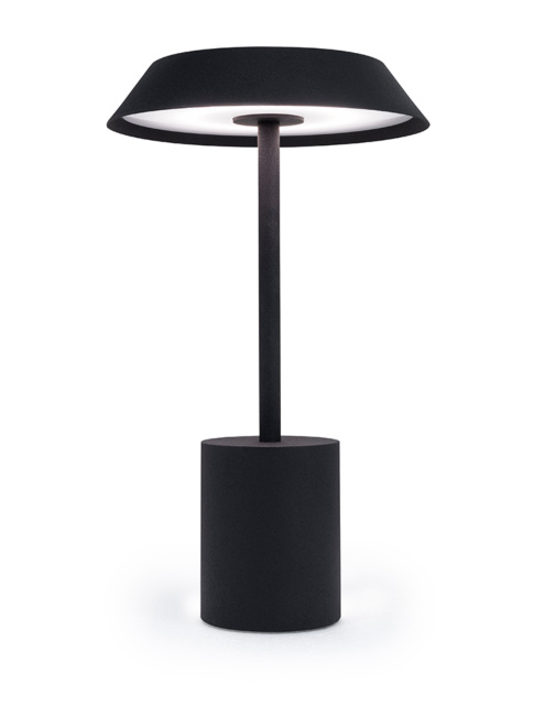 BISTRO black rechargeable table lamp - Tafellampen