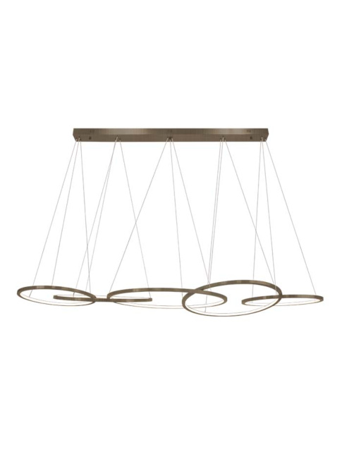 Luxury bronze hanging lamp