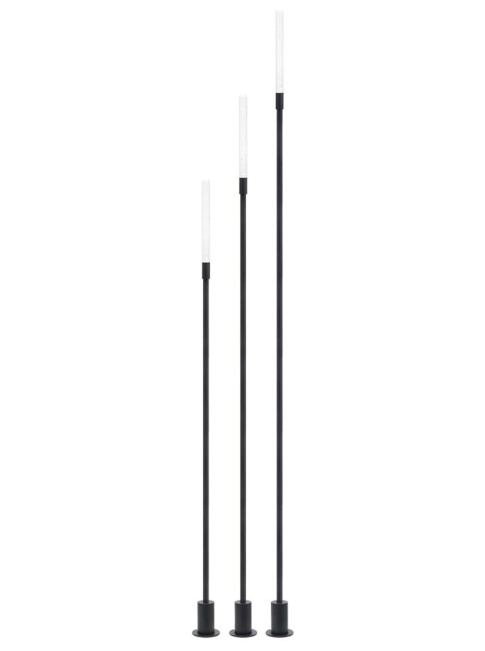 Tonio spike set 80/95/110cm black 12Vac