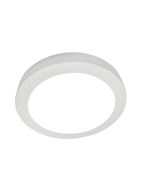 Tachion ceiling light with nood 10W round white