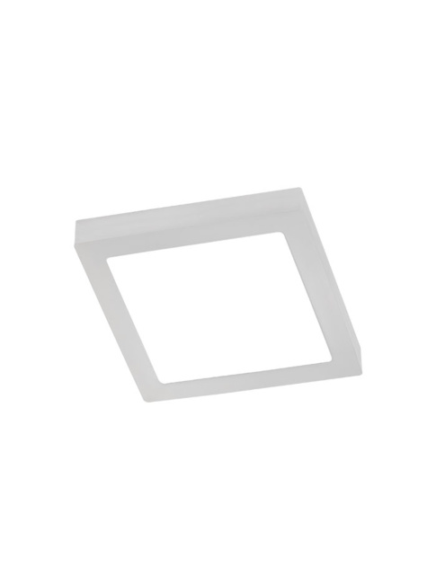 Tachion ceiling light with nood 10W square white