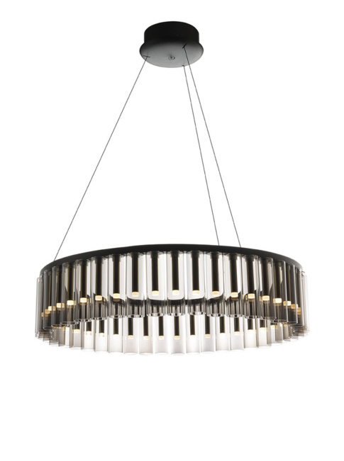 Maurizio hanglamp 45-lichts 54W zwart d:85cm