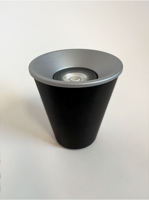 Cone 50 Small opb.armatuur zwart ontworpen door Osiris Hertman