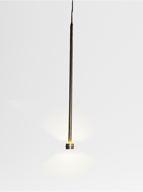 Bo hanging lamp 1 light bronze designed by Grand & Johnson
